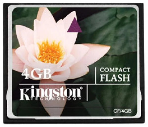 Kingston 4GB Compact Flash Card (CF/4GB) Afbeelding 1