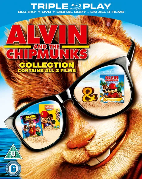 Alvin and the Chipmunks Triple Pack - Alvin / The Squeakquel / Chipwrecked (Bevat Digital Copy) Afbeelding 1