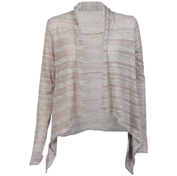 Brave Soul Women's Kara Jersey Cardigan - Beige - S - Beige Afbeelding 1