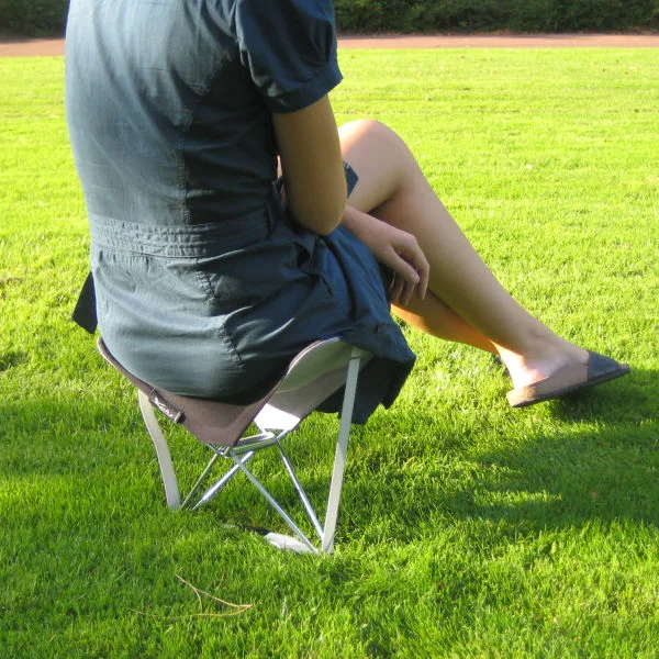 Y.Ply Portable Outdoor Seat and Back Rest - Grey Afbeelding 1