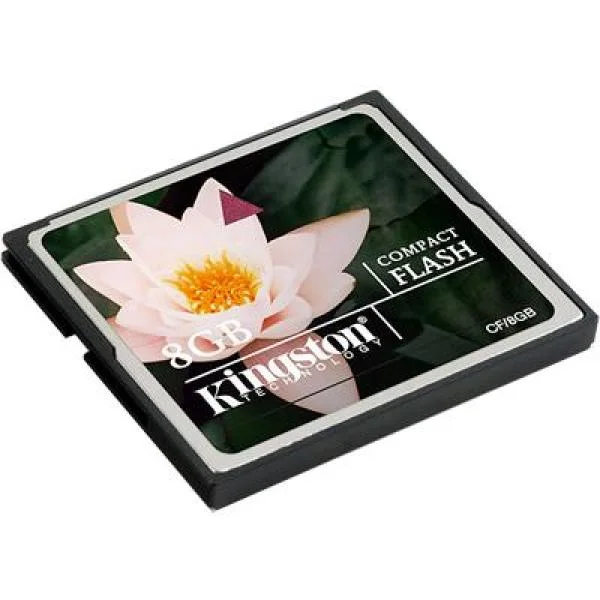 Kingston 8GB Compact Flash Card (CF/8GB) Afbeelding 1