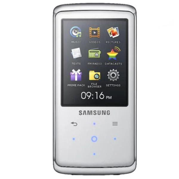 Samsung Q2 8GB MP3 Player - White (SAMQ2WH8G) Afbeelding 1