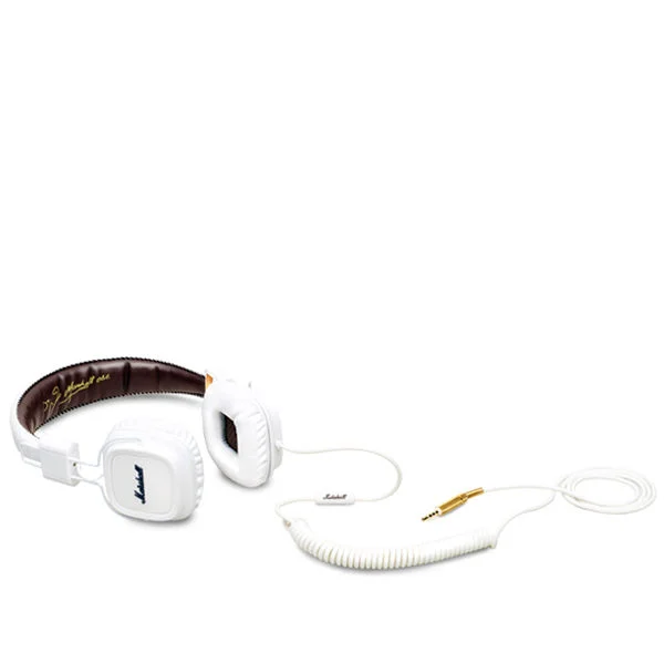 Marshall Headphones Major White with Microphone Afbeelding 1