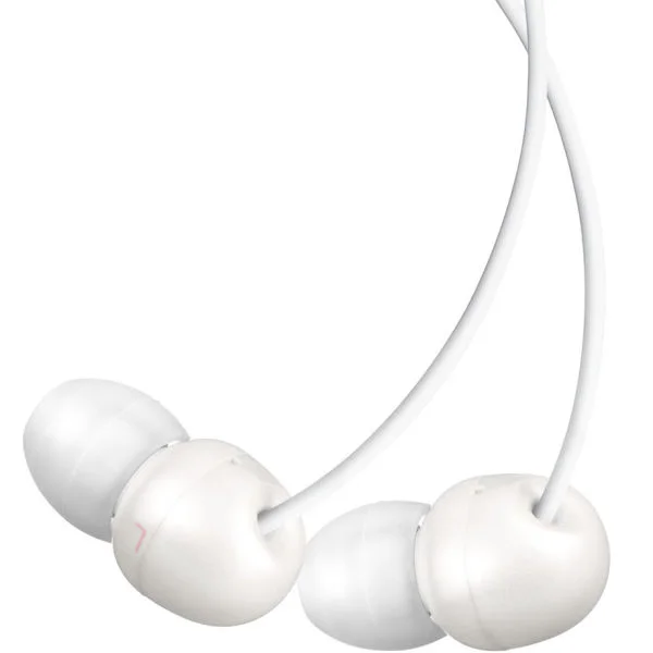 Pioneer SE-CL23-H Closed In-Ear Cherry Shaped Earphones - White Afbeelding 1