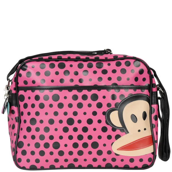 Paul Frank Polka Dot Messenger Bag - Fuschia Afbeelding 1