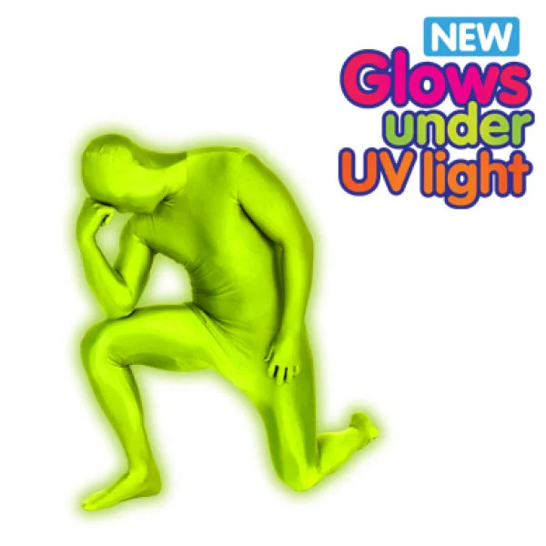 Morphsuits - Green Glow - M - Green Fluro Afbeelding 1