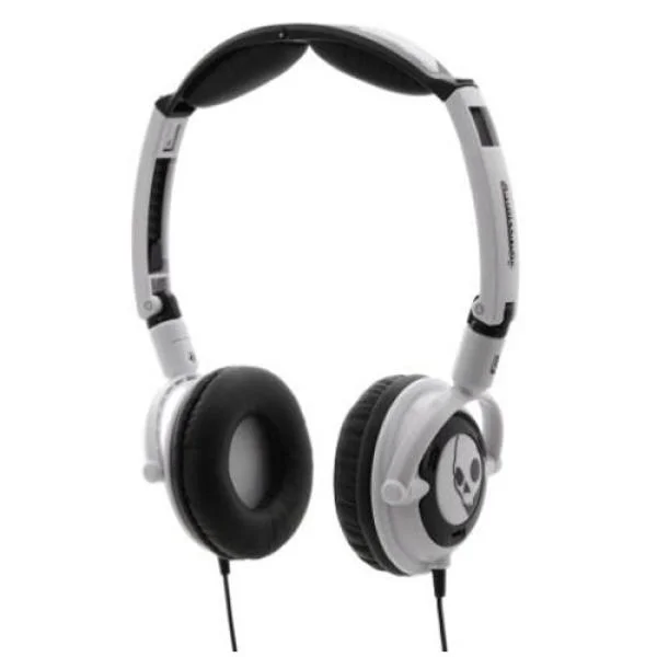 Skullcandy 2010 Lowrider Headphones - White/Black Afbeelding 1
