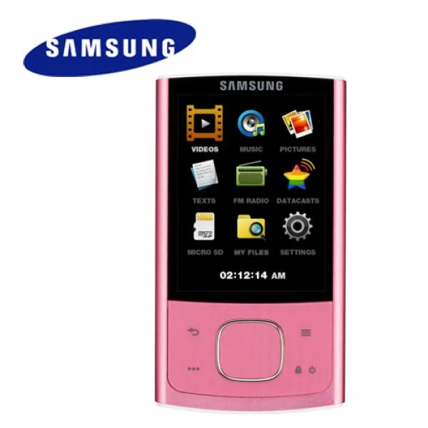 Samsung R0 8GB MP3 Player - Pink (SAMR0PI8G) Afbeelding 1