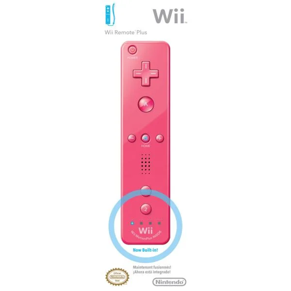 Official Wii Remote Plus Controller (Pink) Afbeelding 1