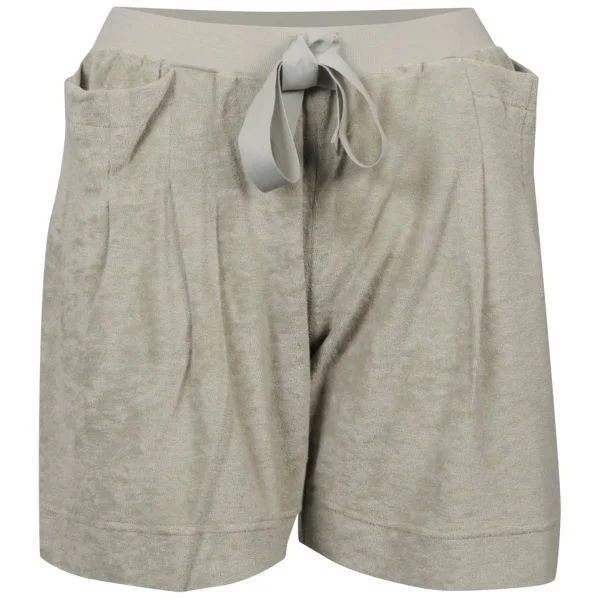 Chloe Women's Velour Shorts - Green - 10 - Groen Afbeelding 1
