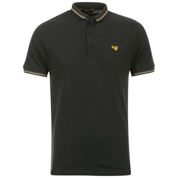 Gola Men's Charlton Polo Shirt - Black - XS - Zwart Afbeelding 1