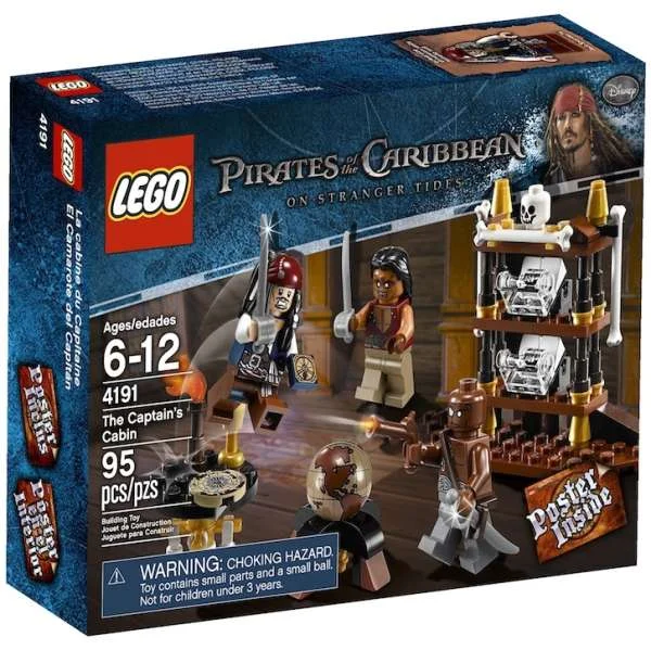 LEGO Pirates Of The Caribbean: The Captain's Cabin (4191) Afbeelding 1