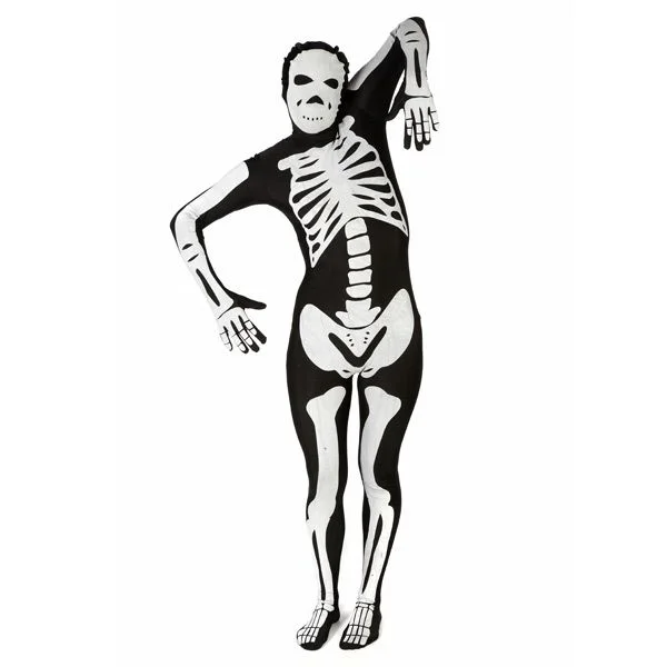 Morphsuits Skeleton Black - M - Skeleton Black Afbeelding 1