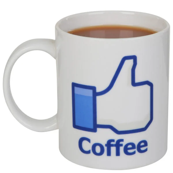 Social Like Mug - Coffee Afbeelding 1