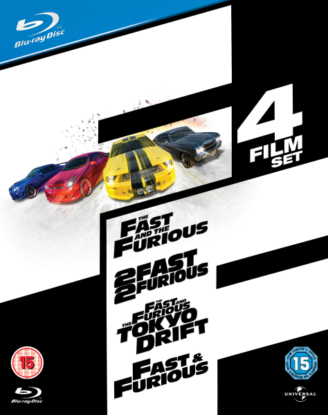 Fast & Furious 1- 4 Boxset Afbeelding 1