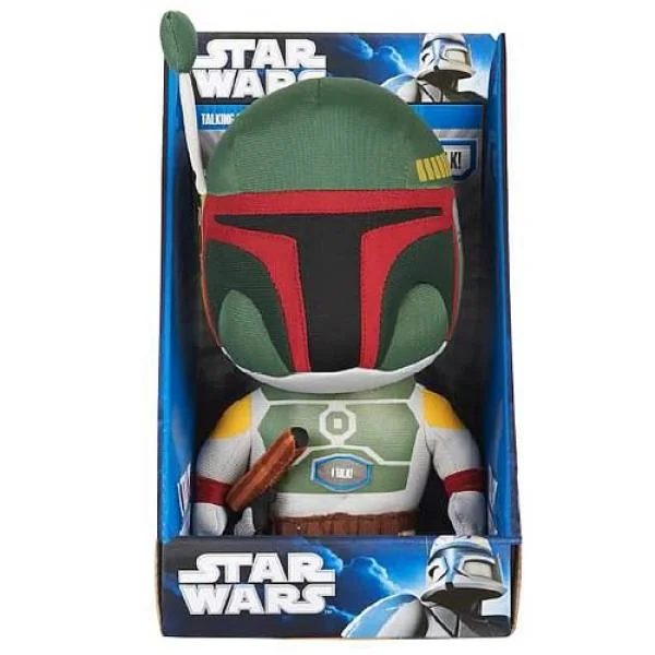 Star Wars - Boba Fett Talking Plush - 9 Inch Afbeelding 1