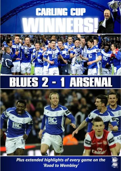 Birmingham City: Birmingham City 2 Arsenal 1 - Carling Cup Final 2011 Afbeelding 1