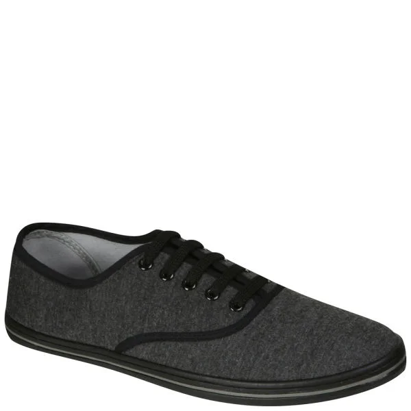 Smith and Jones Men's Swish Pumps - Charcoal - 6 - Charcoal Afbeelding 1
