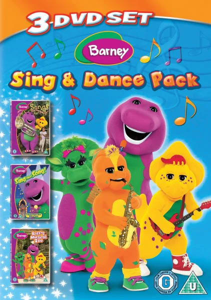 Barney: Sing and Dance Pack (Songs from Park / Sing that Song / Riffs Musical Zoo) Afbeelding 1