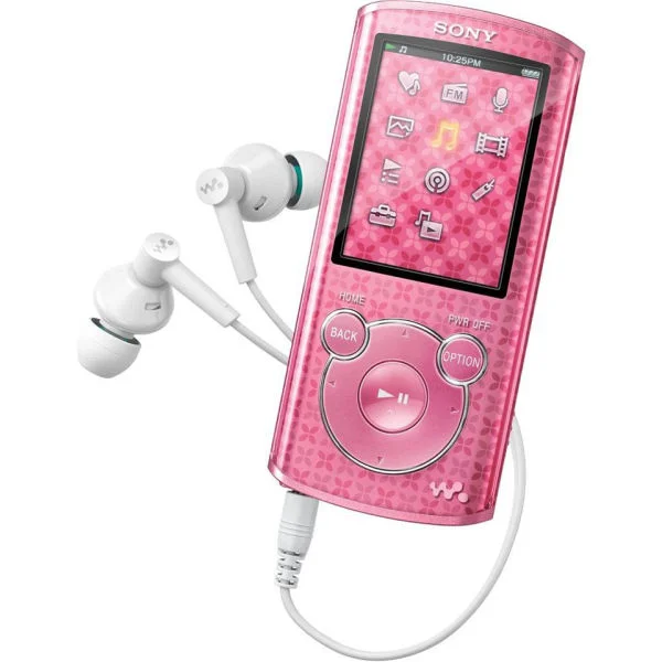 Sony 8Gb MP3 Player - Pink Afbeelding 1