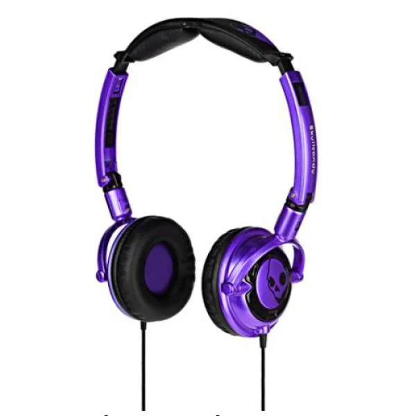 Skullcandy 2010 Lowrider Headphones - Purple/Black Afbeelding 1
