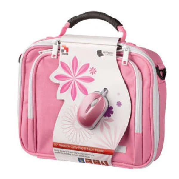 Trust 10 Inch Netbook Bag and Mouse Bundle (Pink) Afbeelding 1