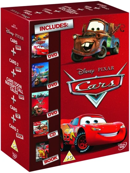 Cars 1, 2 and Cars Toon: Mater's Tall Tales Gift Set (Includes Book and CD) Afbeelding 1