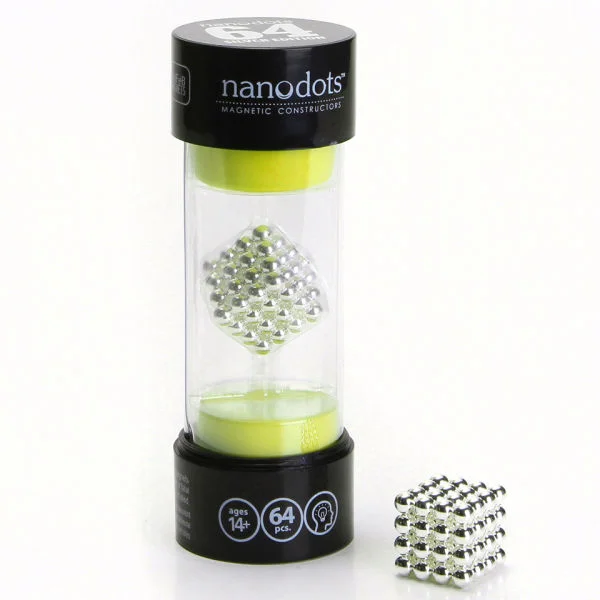 Nanodots Magnetic Constructors Silver - 64 Dots Afbeelding 1