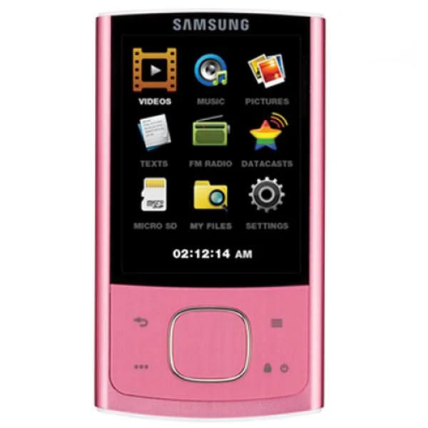 Samsung R0 16GB MP3 Player - Pink (SAMR0PI16G) Afbeelding 1