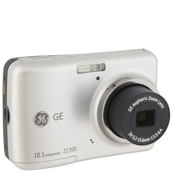GE Z1300 Digital Camera - Silver (10.1MP, 3x Optical Zoom, 2.4 Inch LCD) Afbeelding 1
