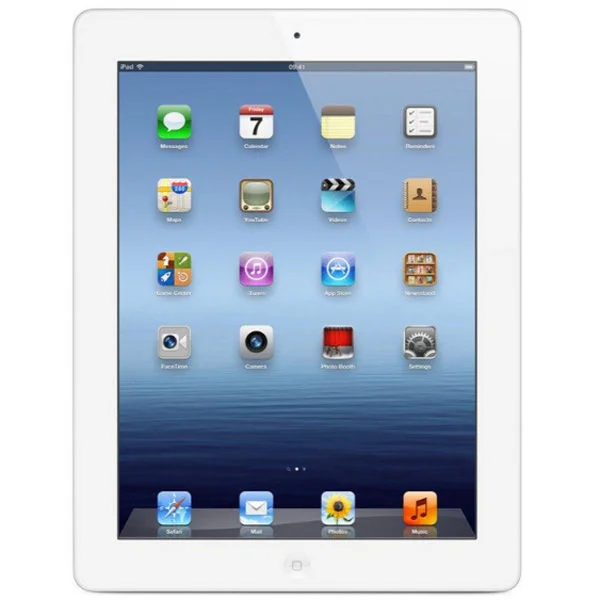 Apple New iPad 3rd Generation - 16GB Wi-Fi & 4G Tablet in White (MD369B/A) Afbeelding 1