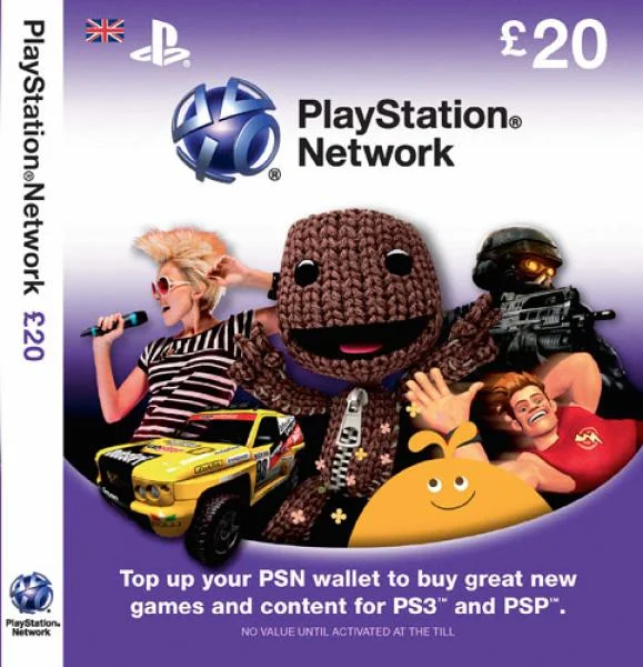 Playstation Network Card (PSN) - £20 Afbeelding 1
