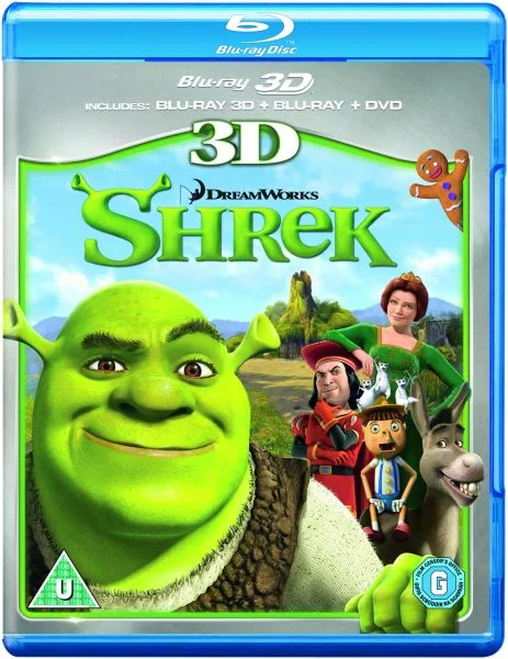 Shrek 3D (3D Blu-Ray, 2D Blu-Ray en DVD) Afbeelding 1