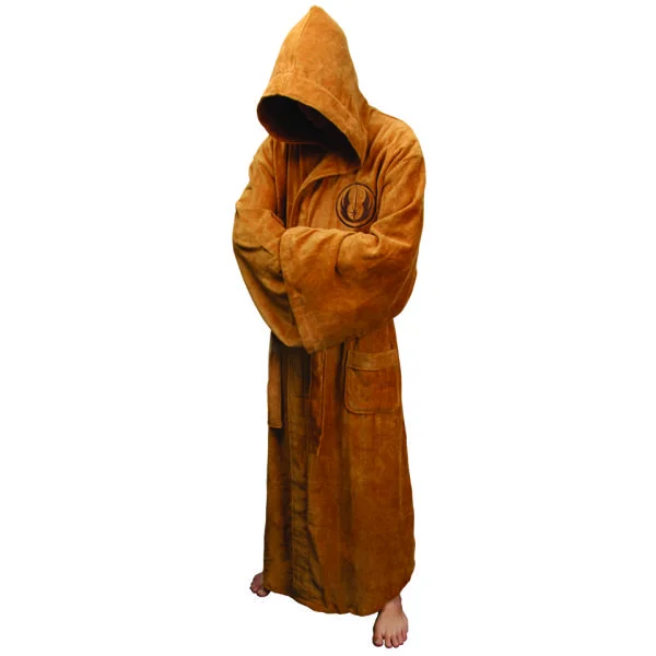 Star Wars Jedi Adult Towelling Bathrobe (One Size) Afbeelding 1