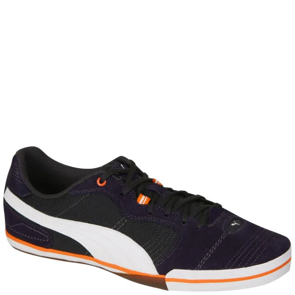 Puma Men's Esito Vulc Sala Trainers - Navy/White - 7 - Navy/White/Orange Afbeelding 1