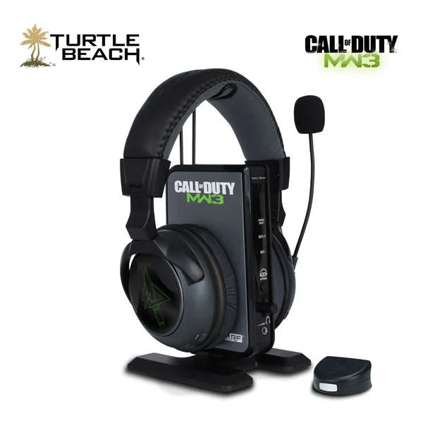 Turtle Beach Call of Duty: Modern Warfare 3 Ear Force Delta: Limited Edition Programmable Wireless 7.1 Surround Sound Gaming Headset Afbeelding 1