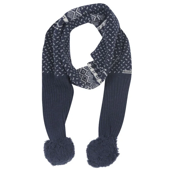 Bench Women's Fresco fairisle scarf - One size - Total Eclipse Afbeelding 1