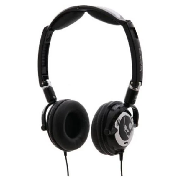 Skullcandy 2010 Lowrider Headphones - Black/Chrome Afbeelding 1