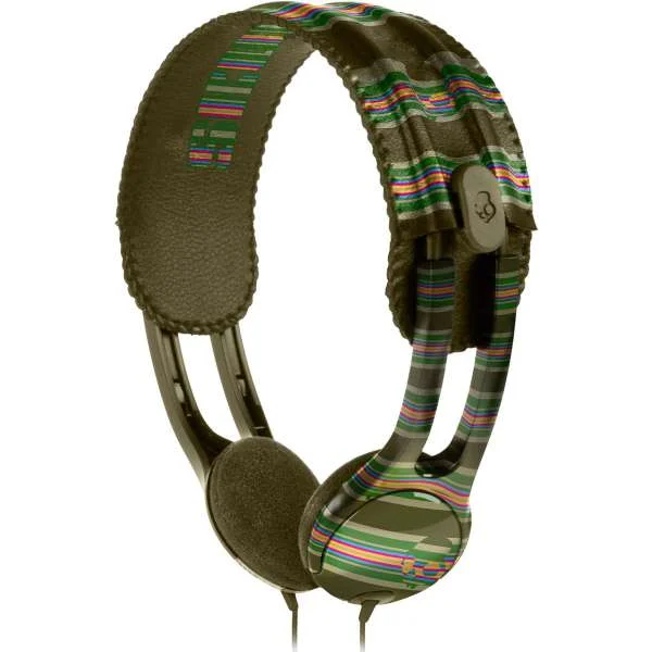 SkullCandy Icon Soft Brown Stripe Headphones Afbeelding 1