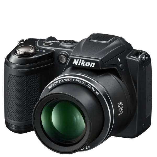 Nikon Coolpix L310 Compact Digital Camera - Black (14.1MP, 21x Optical Zoom) 3 Inch LCD Refurbished Afbeelding 1