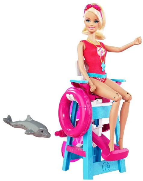 Barbie I Can Be Lifeguard Doll Afbeelding 1