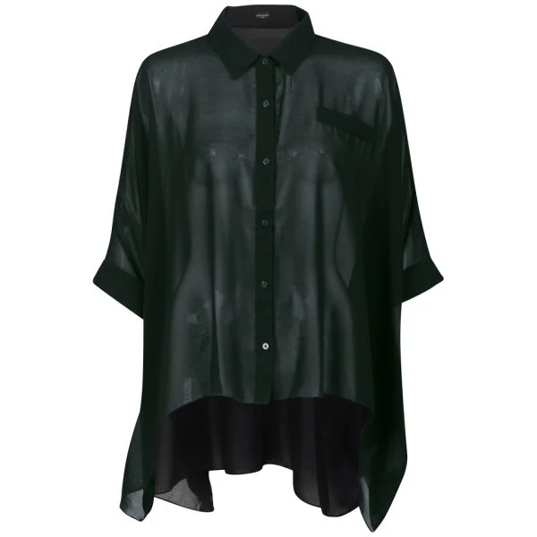 Vero Moda Women's Pearly Boxy Blouse - Black - XS - Zwart Afbeelding 1
