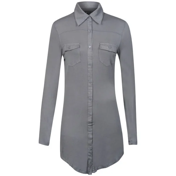 Brave Soul Women's Abbe Dress - Iron Grey - S - Grijs Afbeelding 1