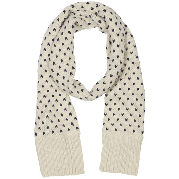 French Connection Women's Raindrops Pom Pom Scarf - One size - Oyster Afbeelding 1