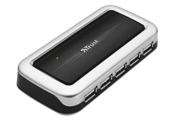 Trust 10 Port USB 2.0 Desktop Hub Afbeelding 1
