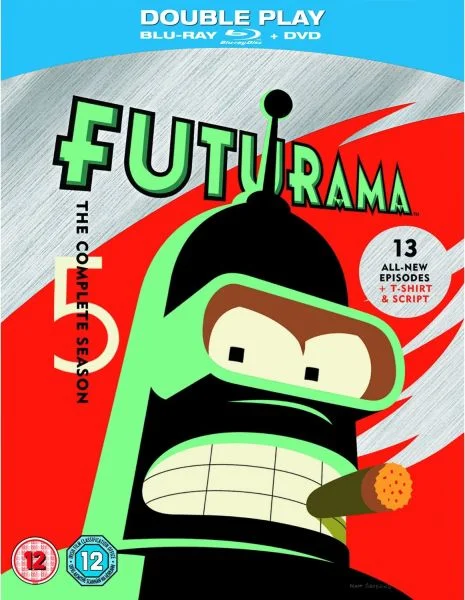 Futurama - Seizoen 5: Beperkte Editie (Blu-Ray, DVD, T-Shirt en Script) Afbeelding 1
