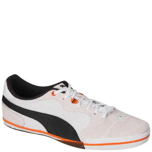 Puma Men's Esito Vulc Sala Trainers - White/Navy - 7 - White/Navy/Orange Afbeelding 1