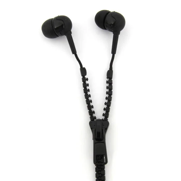 Zip Earphones - Black Afbeelding 1