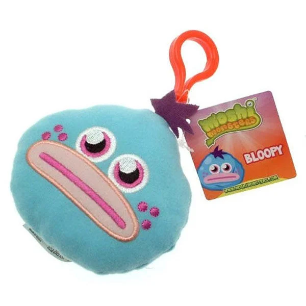 Moshi Monsters Back Pack Buddies Keyring - Bloopy Afbeelding 1