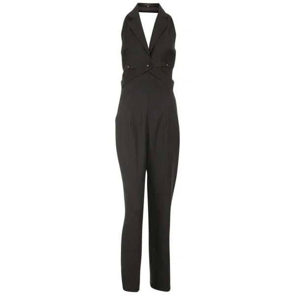 Full Circle Women's Clique Summer Suiting Jumpsuit - Black - M - Zwart Afbeelding 1